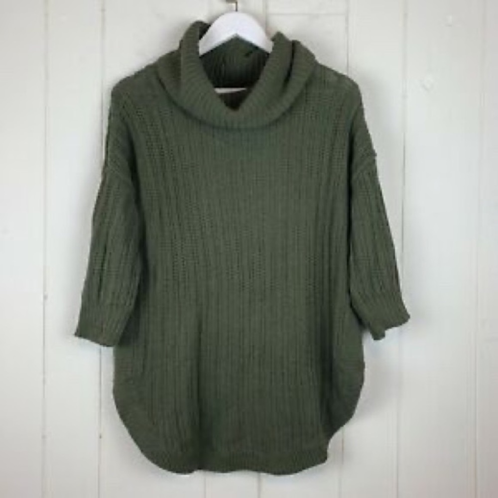 Olive Green Long Sweater